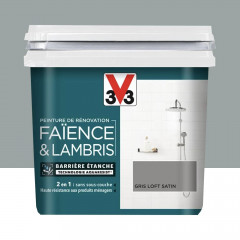 Peinture De Rénovation V33 Faïence & Lambris Gris Loft - 0,75L
