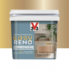 Peinture Multi-Supports V33 Easy Réno Or blanc - 0,75L