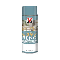 Peinture Multi-Supports Aérosol V33 Easy Réno Blanc - 400ml