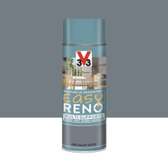 Peinture Multi-Supports Aérosol V33 Easy Réno Gris galet - 400ml