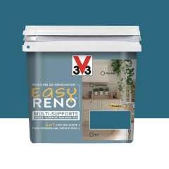 Peinture Multi-Supports V33 Easy Réno Bleu batik - 0,75L