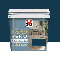 Peinture Multi-Supports V33 Easy Réno Bleu turquin - 0,75L