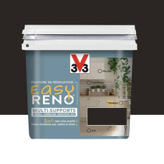 Peinture Multi-Supports V33 Easy Réno Noir graphite - 0,75L