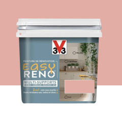 Peinture Multi-Supports V33 Easy Réno Rose bohème - 0,75L