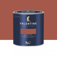 Peinture Valentine Murs et boiseries DULUX VALENTINE Rouge lyrique - 0,5L