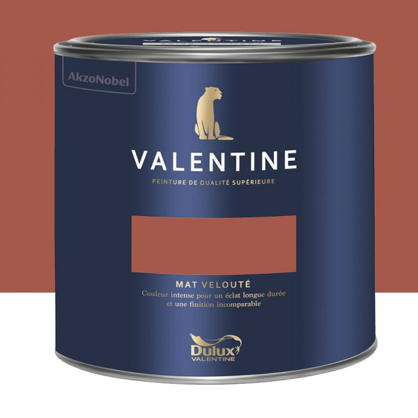 Peinture Valentine Murs et boiseries DULUX VALENTINE Rouge lyrique - 2L