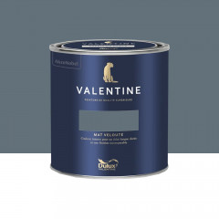 Peinture Valentine Murs et boiseries DULUX VALENTINE Bleu divin - 0,5L