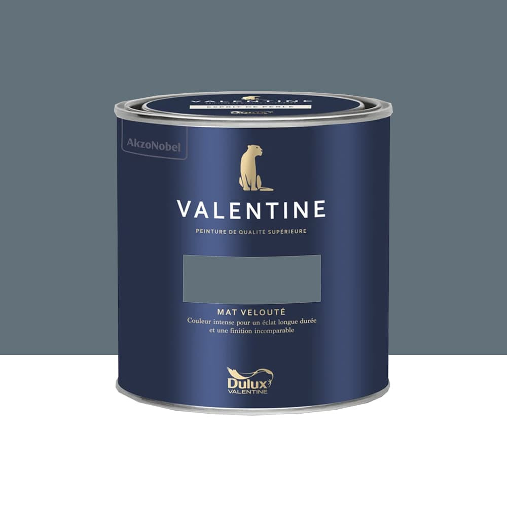 Peinture Valentine Murs et boiseries DULUX VALENTINE Bleu divin - 0,5L