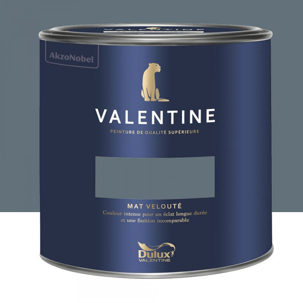 Peinture Valentine Murs et boiseries DULUX VALENTINE Bleu divin - 2L