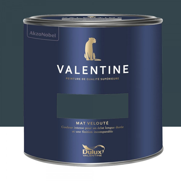 Peinture Valentine Murs et boiseries DULUX VALENTINE Tumulte marine - 2L