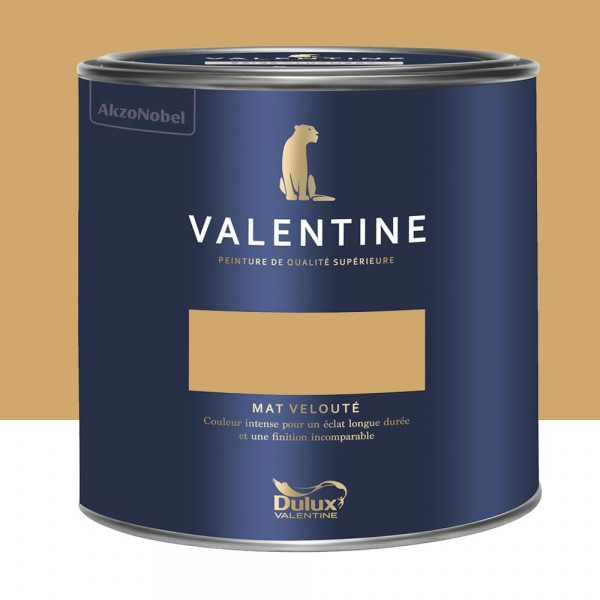 Peinture Valentine Murs et boiseries DULUX VALENTINE Jaune idole - 2L