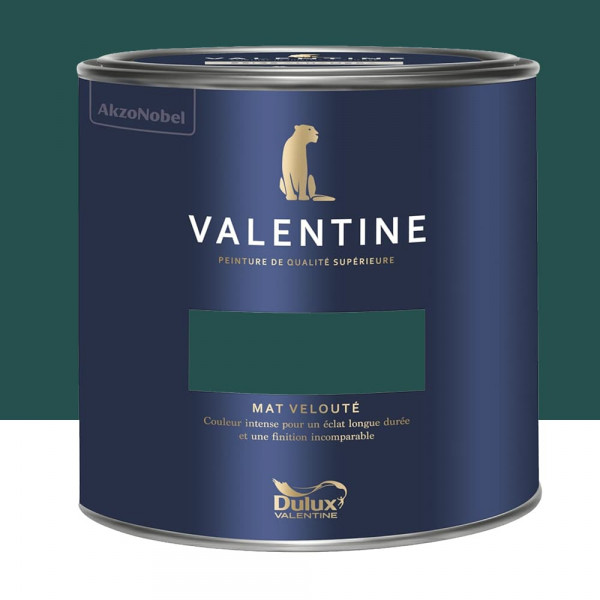 Peinture Valentine Murs et boiseries DULUX VALENTINE Vert persan - 2L