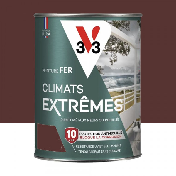 Peinture Addict Glycéro Antirouille – Rouge Basque Brillant RAL3009 – 0,5L