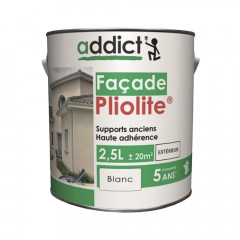 Peinture Façade Pliolite addict Blanc - 2,5L