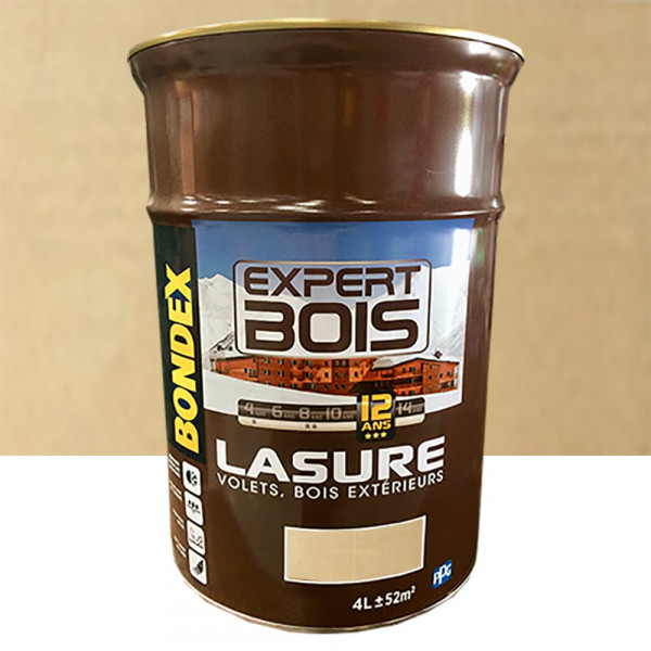 Lasure Expert Bois BONDEX 12 ans Incolore - 4L
