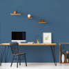 Peinture Murs, Boiseries, Radiateurs RIPOLIN Velours Bleu séram - ambiance
