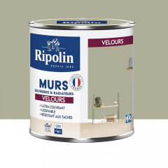 Peinture Murs, Boiseries, Radiateurs RIPOLIN Velours Vert gaspesie - 0,5L