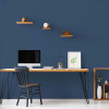 Peinture Murs, Boiseries, Radiateurs RIPOLIN Velours Bleu de Béring - ambiance