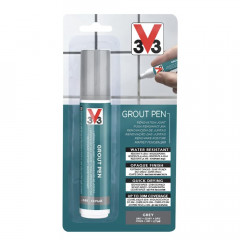 Feutre de Retouche (Grout Pen) V33 Joints Carrelage & Faïences Gris - 15ml