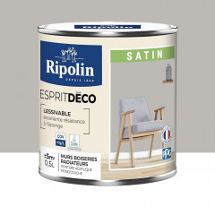 Peinture acrylique RIPOLIN Esprit Déco Satin Poivre de Sichuan - 0,5L