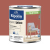 Peinture acrylique RIPOLIN Esprit Déco Satin Rouge chianti - 0,5L