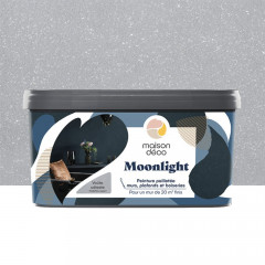 Peinture mate pailletée MAISON DÉCO Moonlight Voûte céleste - 2L