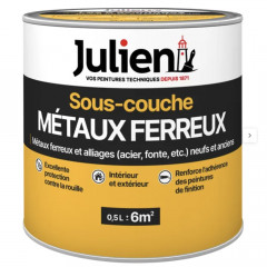 Peinture Julien Taupe Brillant – Base à Teinter Pour Meubles, Bois, Pinceau Inclus