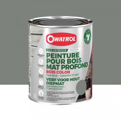 Peinture Bois Owatrol Mat Profond Alu nacré - 1L