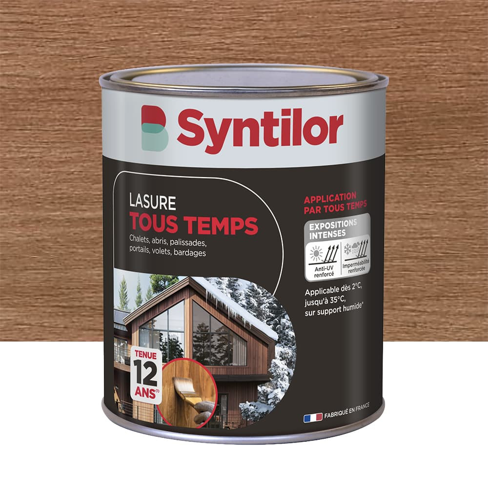 Lasure Tous Temps 12ans SYNTILOR Chêne moyen - 1L