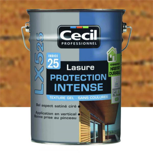 Lasure LX525 Protection Intense CECIL Chêne - 5L