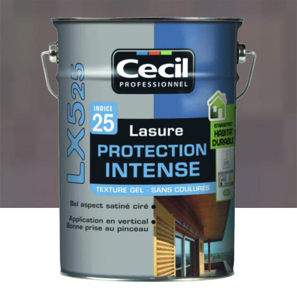 Lasure LX525 Protection Intense CECIL Bois vieilli - 5L