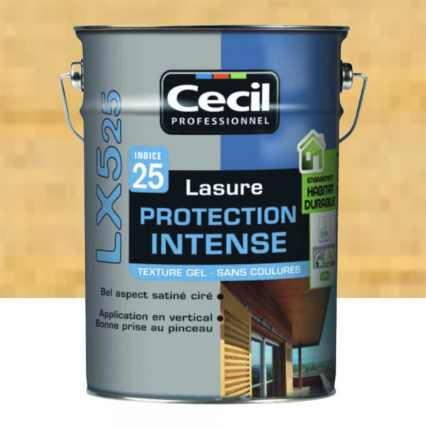 Lasure LX525 Protection Intense CECIL Incolore - 5L