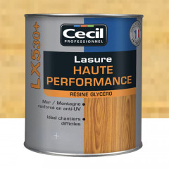 Lasure Haute Performance Cécil Professionnel LX530+ Incolore - 1L