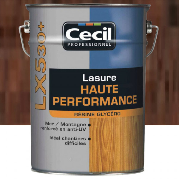 Lasure Haute Performance Cécil Professionnel LX530+ Chêne ancien - 5L