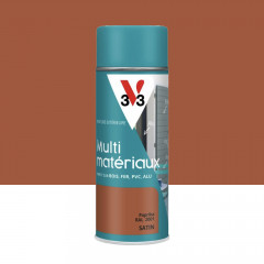 Bombe de peinture aérosol V33 Multi-matériaux Paprika - 0,4L