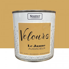 Peinture multi-supports NUANCE Velours Le Jaune Audacieux - 0,5L
