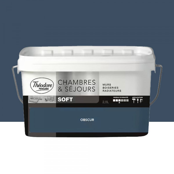 Peinture Chambres & Séjours Théodore Soft Obscur - 2,5L