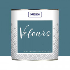 Peinture multi-supports NUANCE Velours Le Bleu Parfait - pot