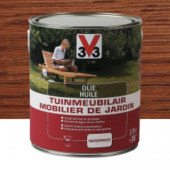 Huile pour mobilier de Jardin V33 Teck Mat - 2,5L