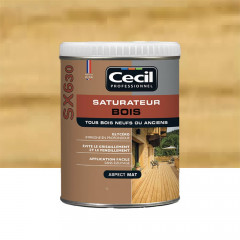 Saturateur Bois CECIL SX630 Naturel - 1L