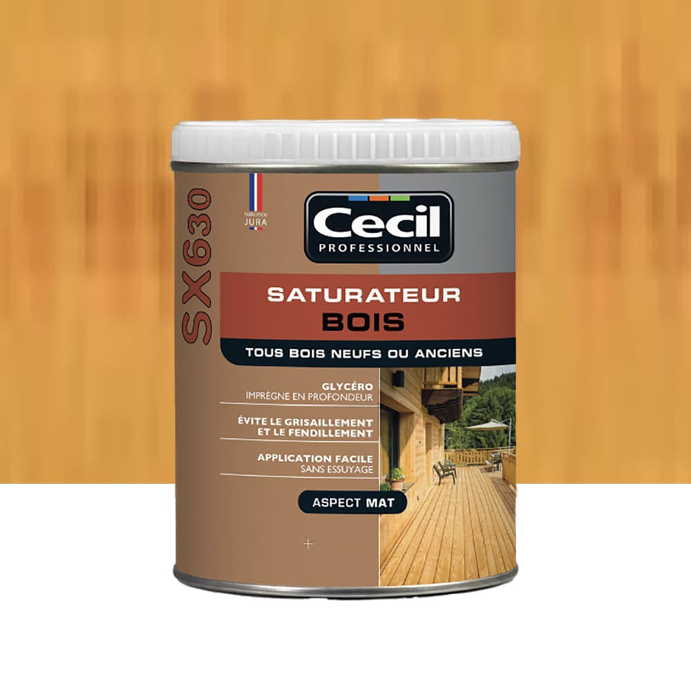 Saturateur Bois CECIL SX630 Chêne clair - 1L