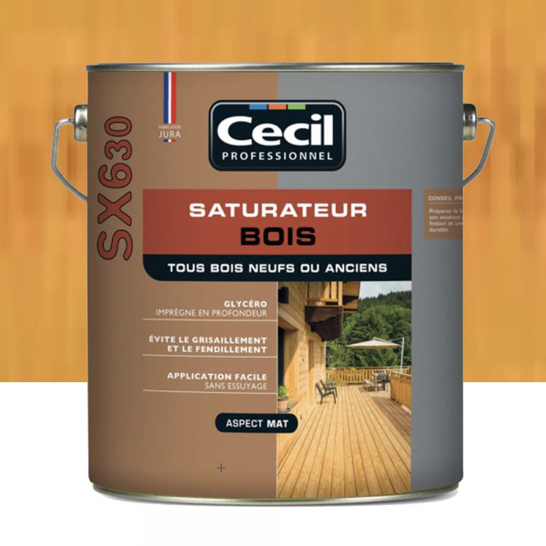 Saturateur Bois CECIL SX630 Chêne clair - 5L