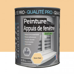 Peinture Appuis de fenêtres BÂTIR Ocre clair - 0,75L