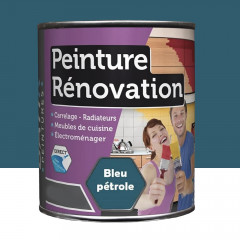 Peinture Rénovation pour cuisine BÂTIR Bleu Pétrole - 0,5L