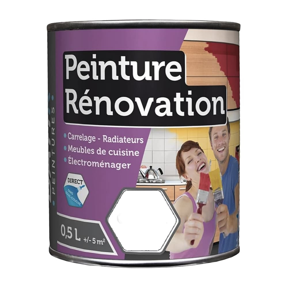 Peinture Rénovation pour cuisine BÂTIR Blanc - 0,5L