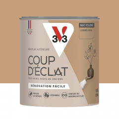 Peinture murs & plafonds V33 Coup d'éclat Caramel doux - 0,5L