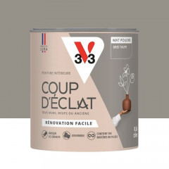 Peinture murs & plafonds V33 Coup d'éclat Gris taupe - 0,5L