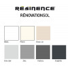 Résine colorée RÉSINENCE RénovationSol Zinc - nuancier