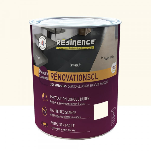 Résine colorée RÉSINENCE RénovationSol Pierre - 2L