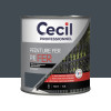 Peinture Fer Glycéro Cécil Professionnel PE FER Bleu gris Brillant - 0,5L